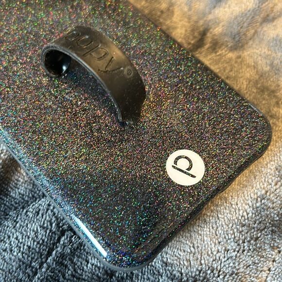 Loopy black glitter iPhone XS MAX case - Picture 2 of 4